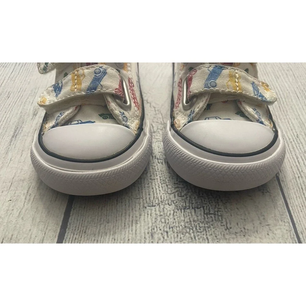 Car Converse All Stars Little Boy Toddler Shoes, Size 5